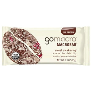 Gomacro Macrobar Mocha Chocolate Chip 12/2.3 OZ [UNFI #2202323] [ebt]