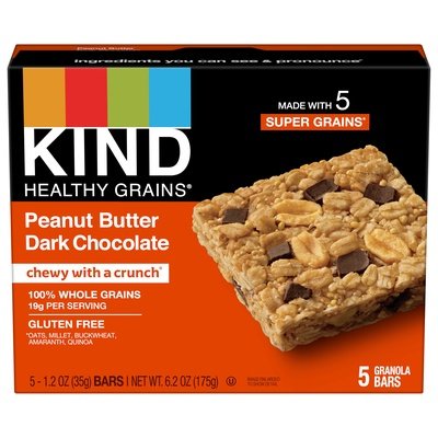 Kind Granola Bar Peanut Butter Dark Chocolate 8/5/1.2OZ [UNFI #1283258] [ebt]
