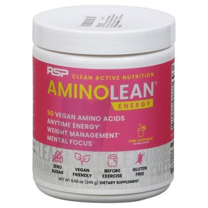 Rsp Nutrition AminoLean Pink Lemonade 9.52 OZ [UNFI #2696573] T