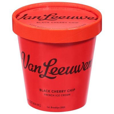 Van Leeuwen Ice Cream Black Cherry Chip 8/14 OZ [UNFI  #2828655]
