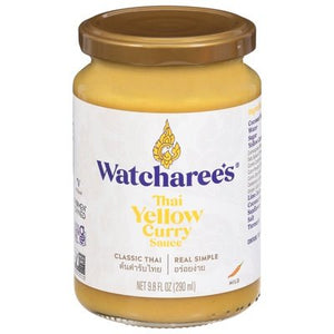 Watcharees Sauce Thai Yellow Curry Mild 6/9.8 OZ [UNFI #2803427] [ebt]