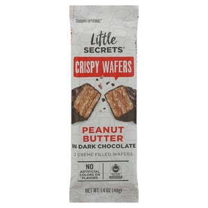 Little Secrets Wafers Peanut Butter In Dark Chocolate Crispy 12/1.4 OZ [UNFI #2277606] [ebt]