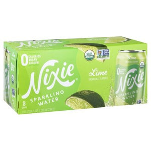 Nixie Sparkling Water Sparkling Water Lime 3/8/12 OZ [UNFI #2478600] [ebt] T