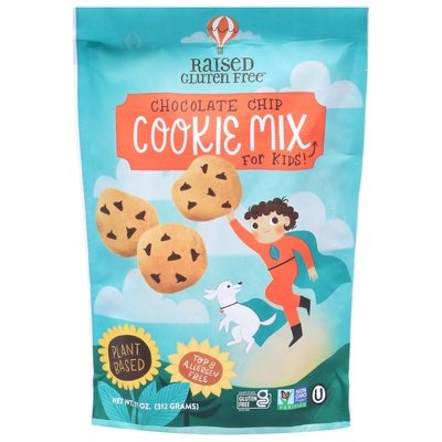 Raised Gluten Free Cookie Mix Chocolate Chip For Kids 6/11 OZ [UNFI #2931160] [ebt]