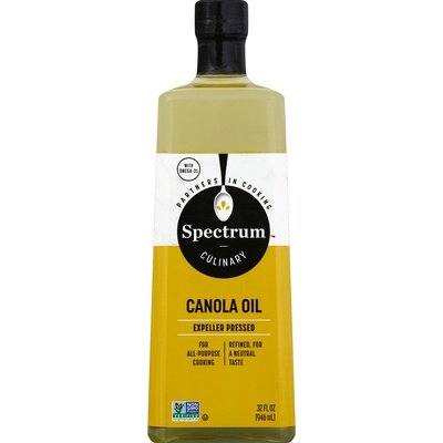 Spectrum Naturals Canola Oil High Heat Refined 12/32 OZ [UNFI #663500] [ebt]