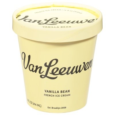 Van Leeuwen Ice Cream Vanilla Bean 8/14 OZ [UNFI  #2436954]