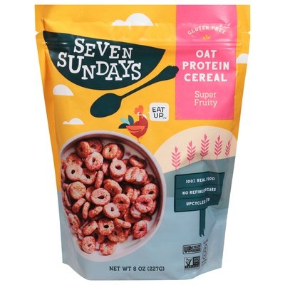Seven Sundays Cereal Super Fruity Oat Protein 6/8 OZ [UNFI #2962231] [ebt]