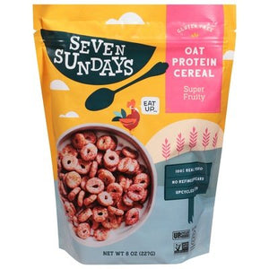 Seven Sundays Cereal Super Fruity Oat Protein 6/8 OZ [UNFI #2962231] [ebt]