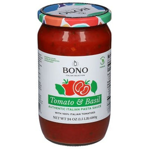 Bono Pasta Sauce Tomato & Basil 6/24 OZ [UNFI #2959948] [ebt]