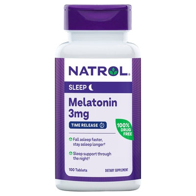 Natrol Melatonin 3 Mg Tablets 100 Tab [UNFI #0937193] T