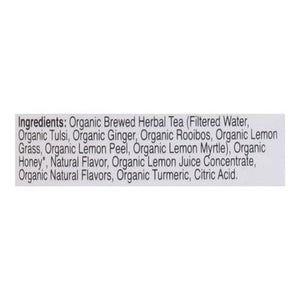 Just Ice Tea Herbal Tea Caffeine Free Lemon Ginger 12/16 OZ [UNFI #2944734] [ebt]