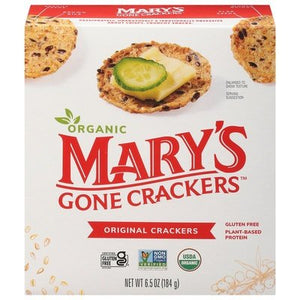 Marys Gone Crackers Crackers Organic Original 6/6.5 OZ [UNFI #2333433] [ebt]