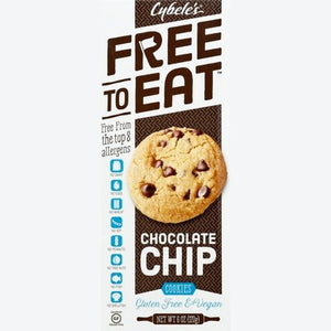 Cybeles Free To Eat Cookies Vegan & Gluten-Free Chocolate Chip 6/6 OZ [UNFI #1223353] [ebt]