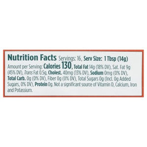 Truly Grass Fed Ghee Original Clarified 12/8 OZ [UNFI #2682136] [ebt]