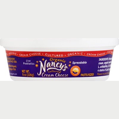 Nancys Springfield Creamery Cream Cheese Cultured Spreadable 6/8 OZ [UNFI #0793190] [ebt]