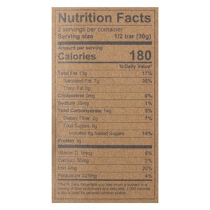 Hu Dark Chocolate Organic Cashew Butter + Pure Vanilla Bean 70% Cacao 12/2.1 OZ [UNFI #2739605] [ebt] T