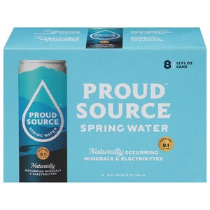 Proud Source Spring Water 3/8/12 OZ [UNFI #2832392] [ebt] T