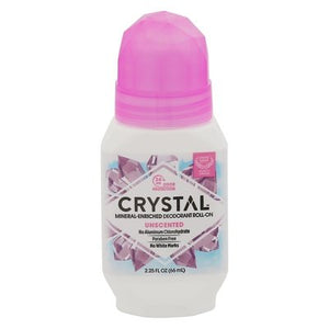 Crystal Deodorant Roll-On Mineral-Enriched Unscented 1/2.25 OZ [UNFI #203232] T