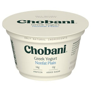 Chobani Yogurt Greek Nonfat Plain 12/5.3 OZ [UNFI #1512532] [ebt]