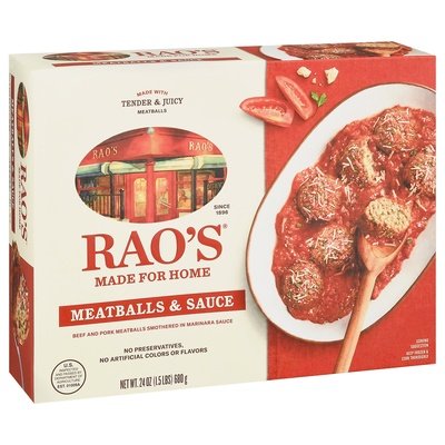 Raos Meatballs & Sauce 6/24 OZ [UNFI  #2563559]