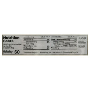 Edward & Sons Brown Rice Snaps Organic Unsalted Plain 12/3.5 OZ [UNFI #436089] [ebt]