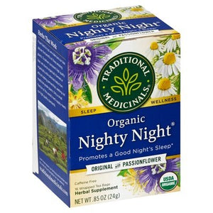 Traditional Medicinals Herbal Supplement Organic Nighty Night Tea Bags 6/16 BAG [UNFI #546200] [ebt]