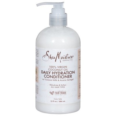 Shea Moisture Conditioner Daily Hydration 100% Virgin Coconut Oil 13 OZ [UNFI #2844710] T