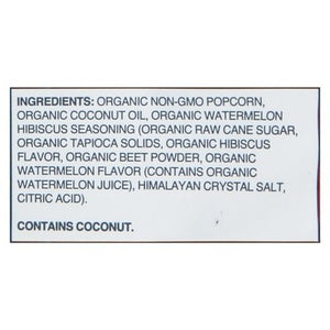 Lesser Evil Popcorn Watermelon Hibiscus 12/5 OZ [UNFI #2831428] [ebt]