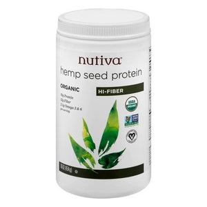 Nutiva Hemp Seed Protein Hi-Fiber Organic 16 OZ [UNFI #0333674] T