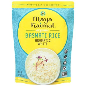 Maya Kaimal Basmati Rice Organic Aromatic White 6/8.5 OZ [UNFI #2693273] [ebt]
