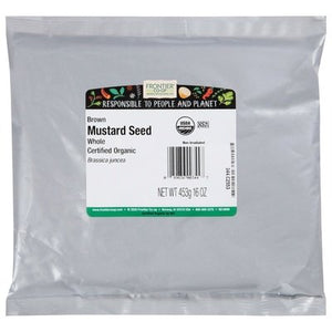 Frontier Nat Prod Co-Op Mustard Seed Brown Whole 1 Lb [UNFI #0478354] [ebt]