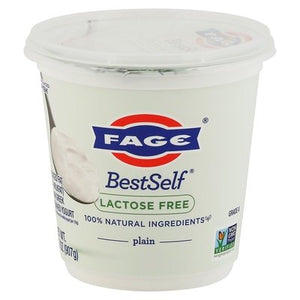 Fage Yogurt Strained Greek Reduced Fat Lactose Free Plain 6/32 OZ [UNFI #2693950] [ebt]
