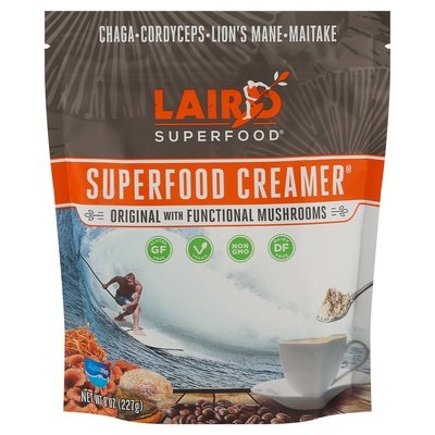Laird Superfood Superfood Creamer Original with Functional Mushrooms 6/8 OZ [UNFI #2683670] [ebt]