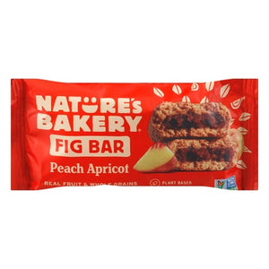 Natures Bakery Fig Bar Peach Apricot 12/2 OZ [UNFI #1179159] [ebt]