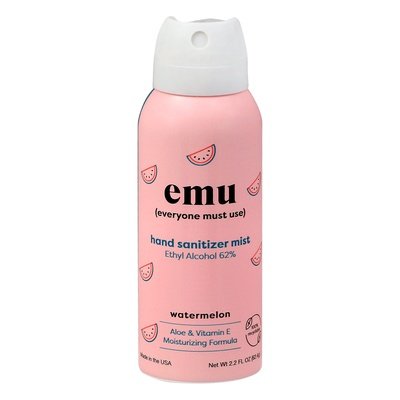Emu Hand Sanitizer Mist Watermelon 6/2.2 OZ [UNFI #2753358] T