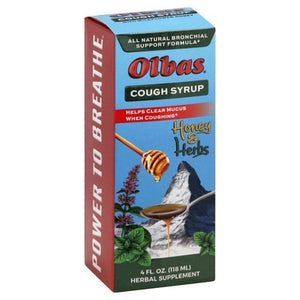 Olbas Cough Syrup Honey & Herbs 4 OZ [UNFI #0821405] T
