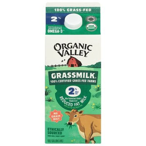 Organic Valley Milk Reduced Fat 2% Milkfat 6/64 OZ [UNFI #2043925] [ebt] T