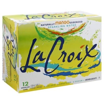 Lacrx Sprklng Wtr Mango Can 2/12/12 OZ [UNFI #1595115] [ebt] T