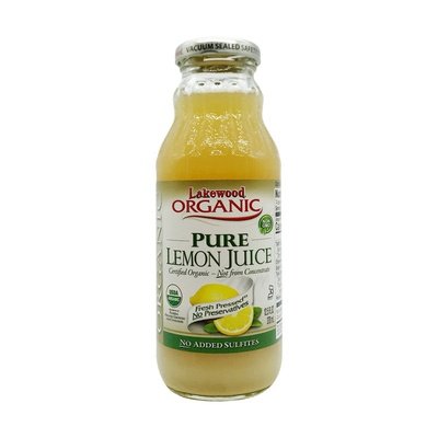 Lakewood Juice Organic Pure Lemon 12/12.5 OZ [UNFI #519256] [ebt]