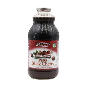 Lakewood Juice Fresh Pressed Pure Black Cherry 6/32 OZ [UNFI #2409167] [ebt]