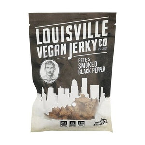 Louisville Vegan Jerky Jerky Petes Smoked Black Pepper 10/3 OZ [UNFI #2011088] [ebt]