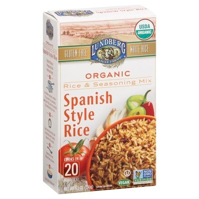 Lundberg Family Farms White Rice Spanish Style Organic 6/5.50 OZ [UNFI #2260479] [ebt]