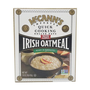 Mccanns Irish Oatmeal Imported Quick Cooking Rolled Oats 12/16 OZ [UNFI #0802785] [ebt]