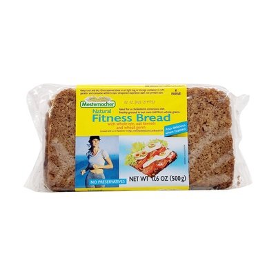 Mestemacher Fitness Bread Natural 12/17.6Oz [UNFI #0537266] [ebt]