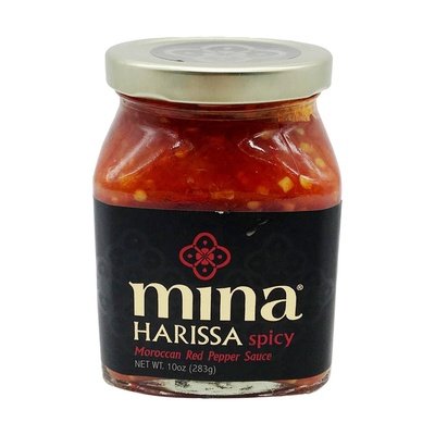 Mina Red Pepper Sauce Moroccan Spicy 12/10 OZ [UNFI #2096428] [ebt]
