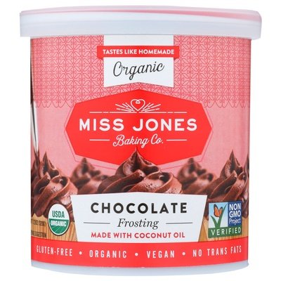 Miss Jones Baking Co Frosting Organic Chocolate 6/320 GR [UNFI #1725217] [ebt]