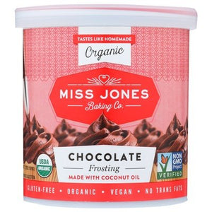 Miss Jones Baking Co Frosting Organic Chocolate 6/320 GR [UNFI #1725217] [ebt]
