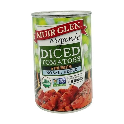 Muir Glen Tomatoes Fire Roasted Diced 12/14.5OZ [UNFI #0595561] [ebt]