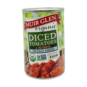 Muir Glen Tomatoes Fire Roasted Diced 12/14.5OZ [UNFI #0595561] [ebt]