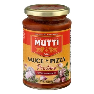 Mutti Pizza Positano Garlic & Oregano 6/14 OZ [UNFI #2417624] [ebt]